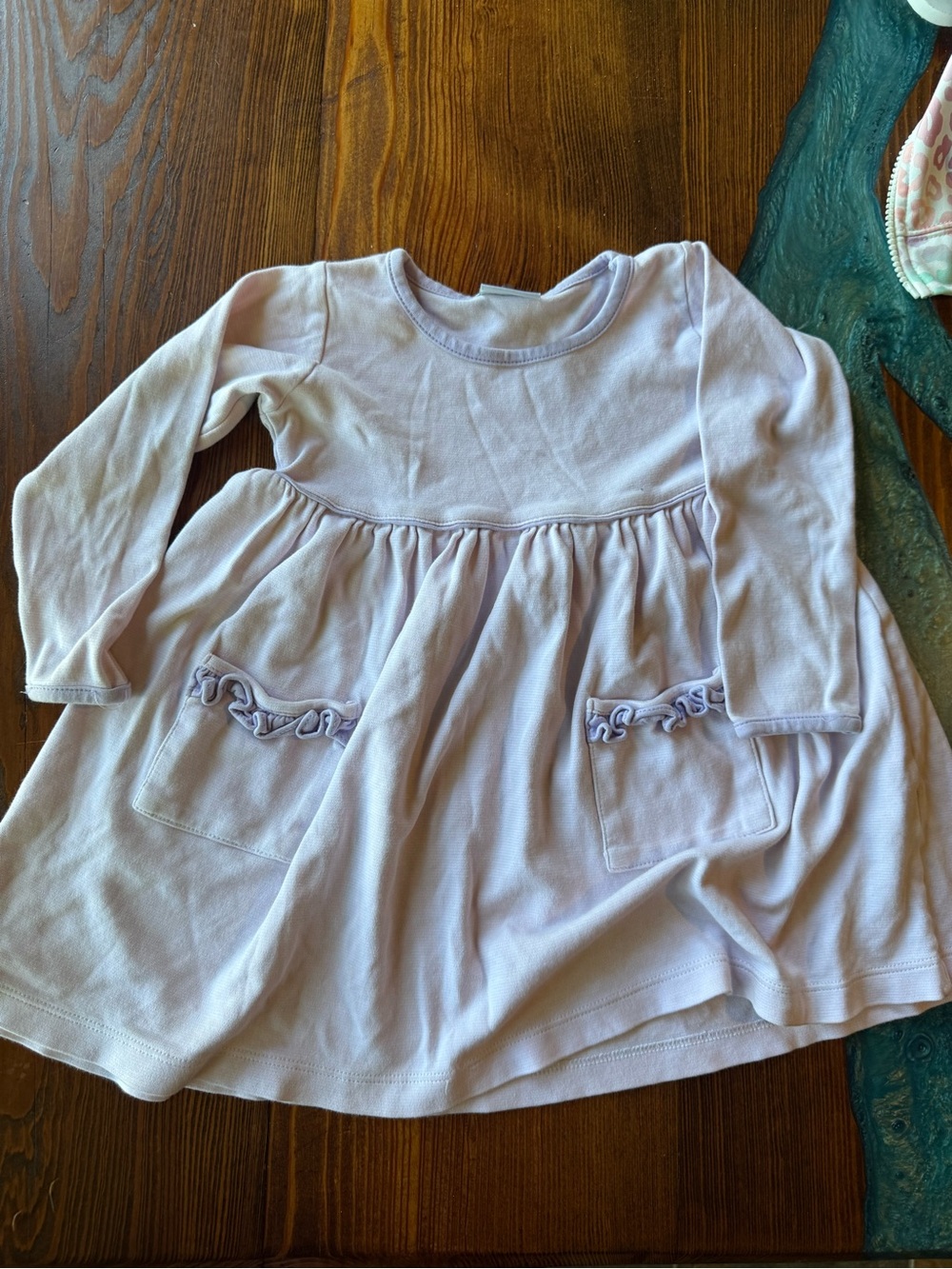 Squiggles by Charlie baby girl lavender dress/top size 3T